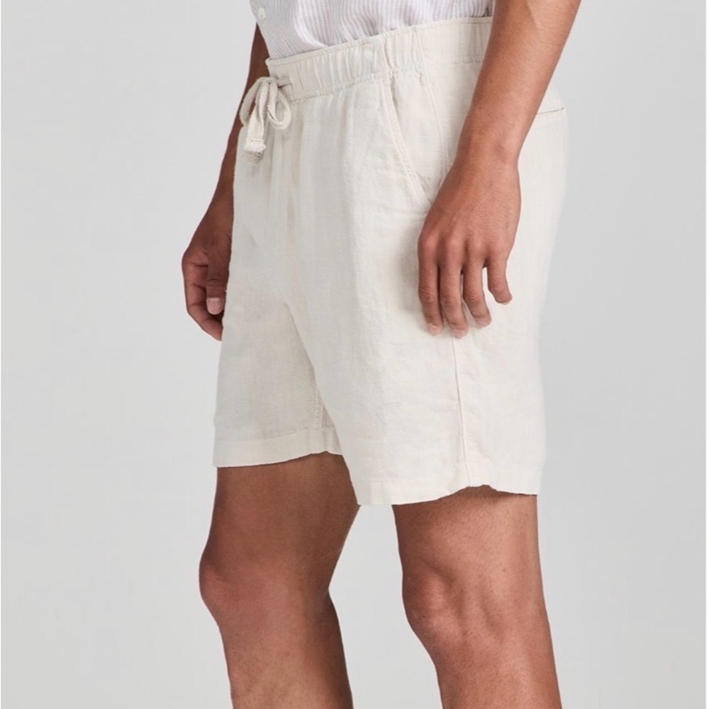 Faherty Men's Tan Flat Front Shorts